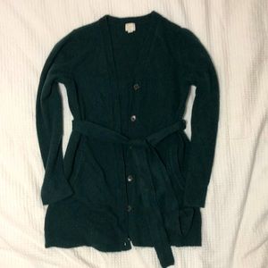 A new day cardigan pockets cozy dark green